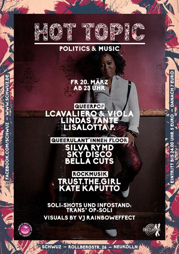 HOT TOPIC im SCHWUZ LCavaliero