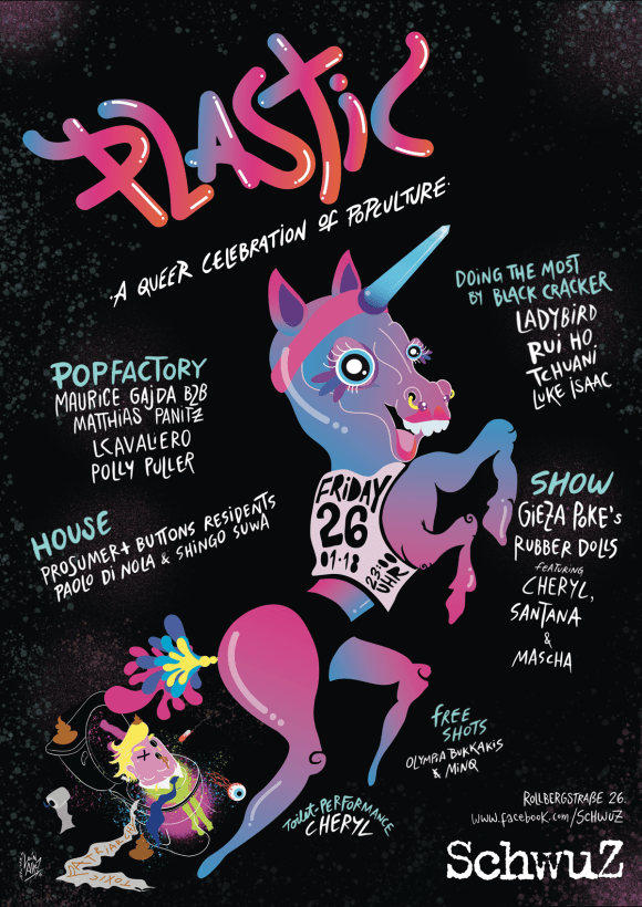 Plastic LCavaliero Schwuz